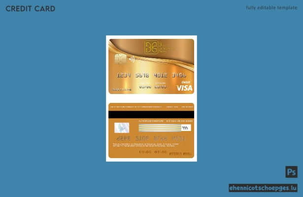Beispielvorschau der Visa-Karte der kubanischen Nationalbank